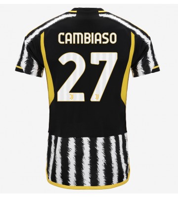 Juventus Andrea Cambiaso #27 Hemmatröja 2023-24 Kortärmad